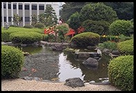 Edo stroll garden at New Otani Hotel. Tokyo