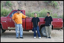 Digital photo titled pickup-crossing-navajo-2