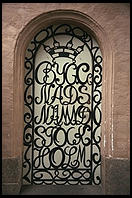 A door of Stadshuset in Stockholm
