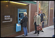 ATM in central Stockholm