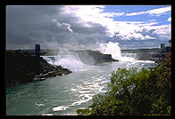 Niagara Falls, from the Rainbow Bridge.