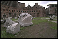 Trajan's Markets, one of the wonders of the Classical world.  The markets were a complex of 150 shops and offices built in the 2nd century AD, not far from Rome's Forum