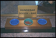 Hundebar (Doggy Bar) at Holiday Inn Crowne Plaza.  Munich.