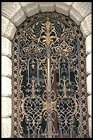Front door of Linderhof. Where Bavaria's King Ludwig II lived.