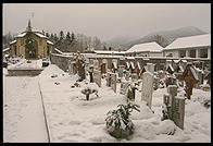 A cemetery in Cortina.  I couldn't help wondering how many died in ski accidents.