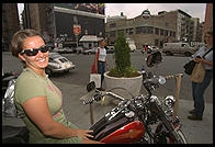Swedish biker. Manhattan 1995.