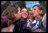 The four Swedish girls (plus me).  Manhattan 1995.