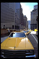 Line of Taxis.  Grand Central Station.  Manhattan 1995.