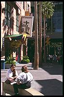 Universal City (shopping mall built in the style of a city street; Los Angeles California)