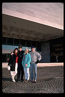 Lynn, Mike, Rebecca, Douglas in front of the East Wing of the National Gallery