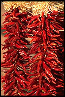 Chili Peppers in Chimayo, New Mexico