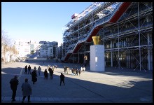 Digital photo titled centre-pompidou-too-much-contrast