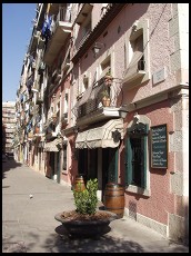 Digital photo titled barceloneta-narrow-street