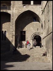 Digital photo titled placa-del-rei-doorway