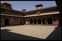 Digital photo titled agra-fort-red-courtyard